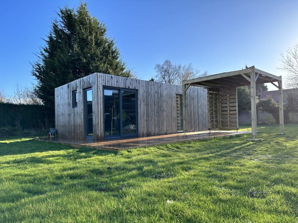 studio de jardin en bois, studio français,
