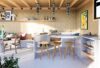 studio de jardin, salon, télétravail dans un studio, intérieur