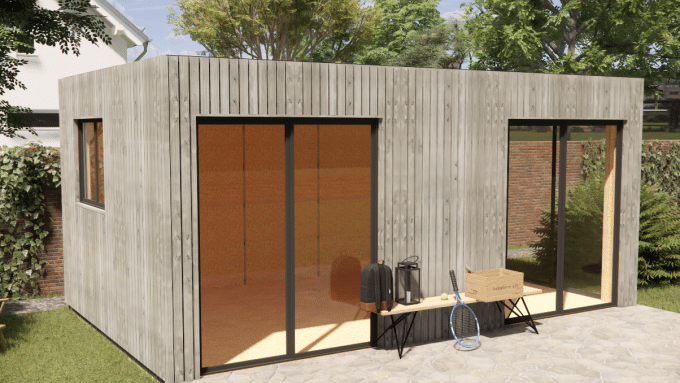 Container ossature bois isolé